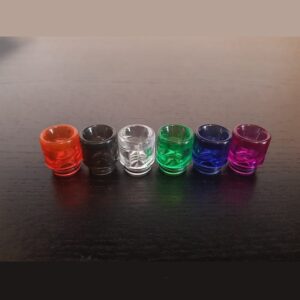 Clear Glass 810 Resin Drip Tip Anti Spitback