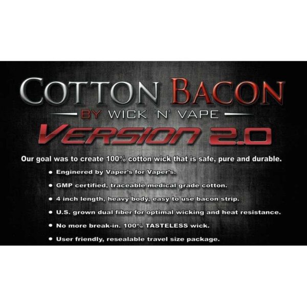 Wick n Vape Cotton Bacon v2 - Image 2
