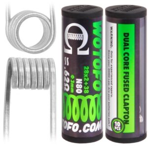 WOTOFO – DUAL FUSED CLAPTON COILS 0.62Ω